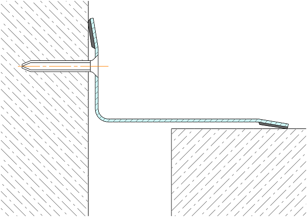 cross-sectional profile, drawing AV 16